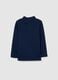 Blue turtleneck shirt for children in pure cotton regular fit_1