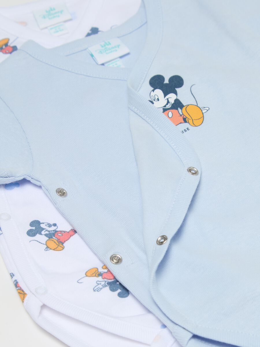 Two-pack bodysuits in cotton with Mickey Mouse print_2