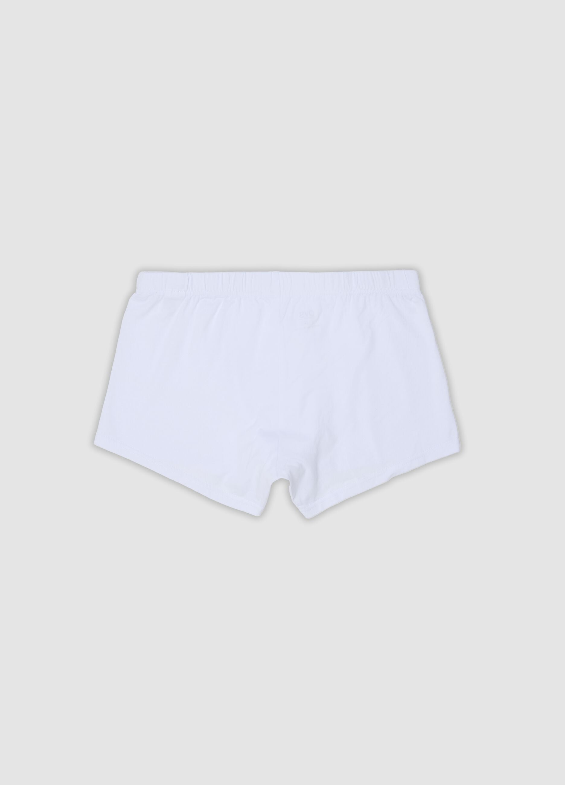 5-pack of white organic cotton boxers