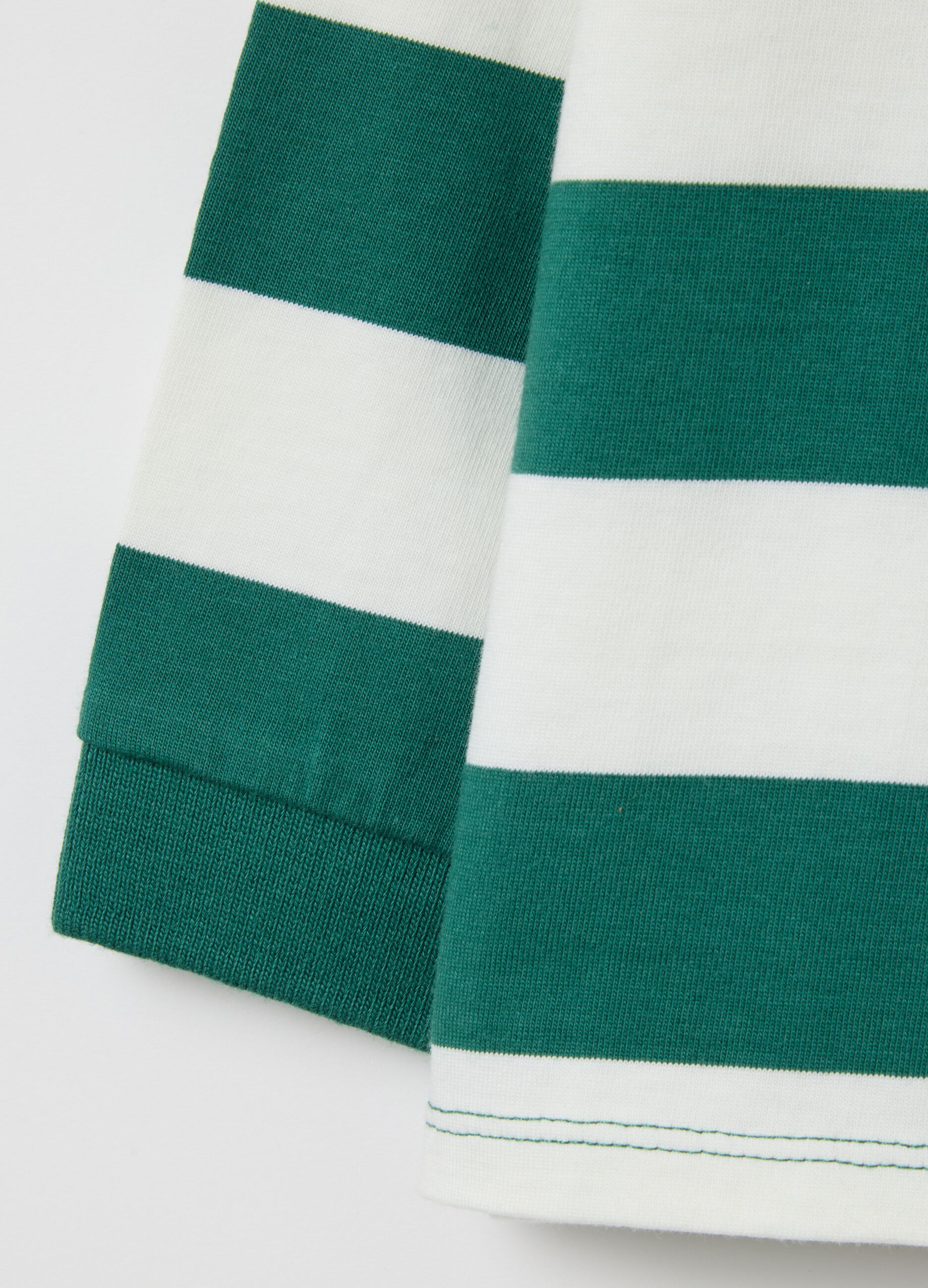 Children's Polo in Pure Multicolour Cotton Regular Fit