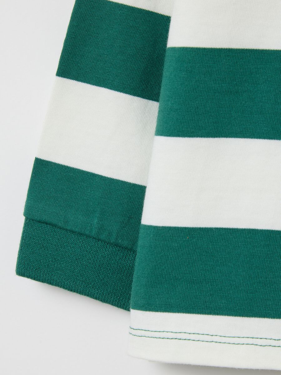 Children's Polo in Pure Multicolour Cotton Regular Fit_3