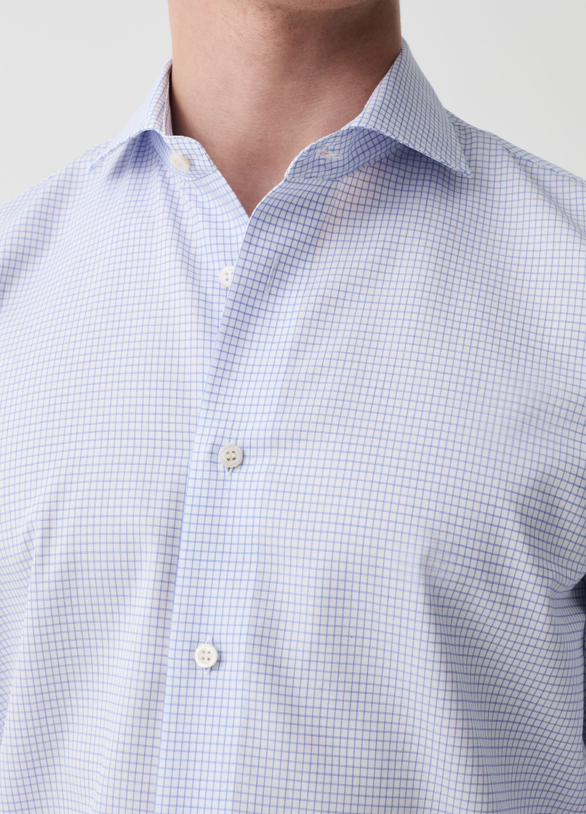 Check easy-iron regular-fit shirt