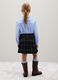 Multicolour regular fit flannel skirt for girls_1