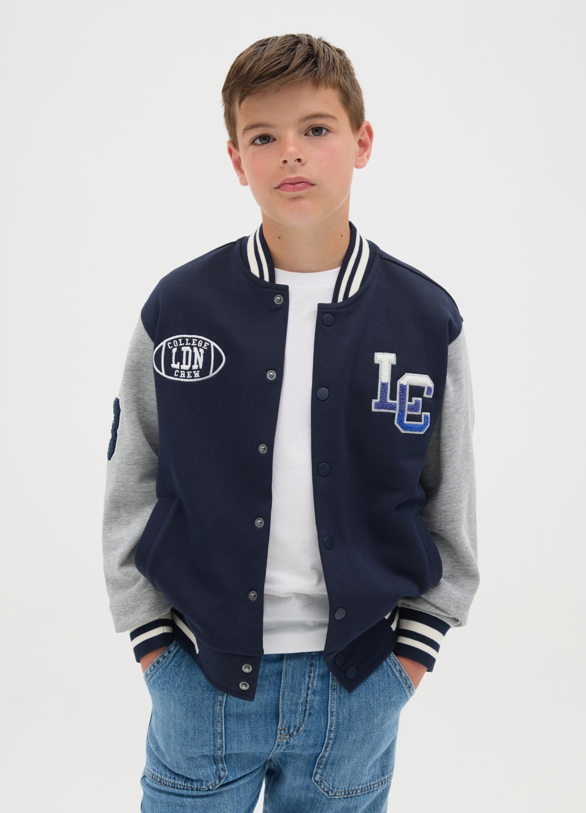 College London Crew varsity sweatshirt