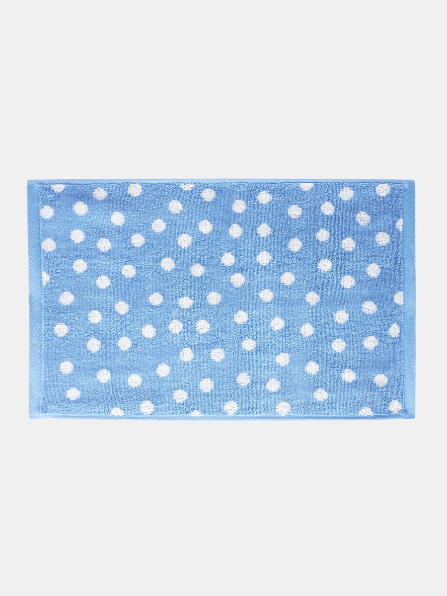 Guest towel in polka dot cotton_1