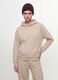 White cotton-blend hoodie sweatshirt, regular fit_1