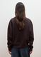 Brown cotton-blend sweatshirt with rhinestones_3