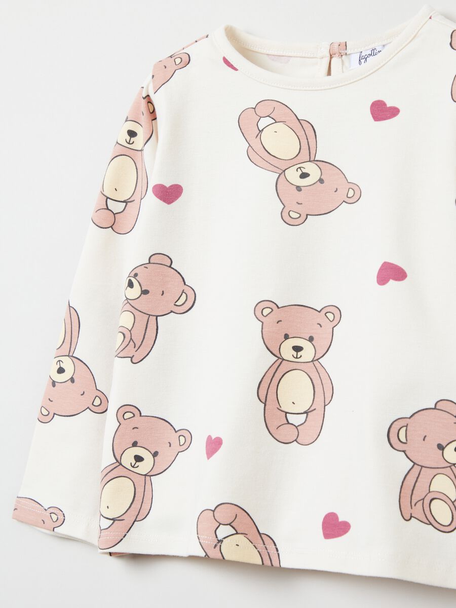 T-shirt a maniche lunghe con stampa_2