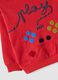 Red oversized jogging set in pure organic cotton with gaming print_2