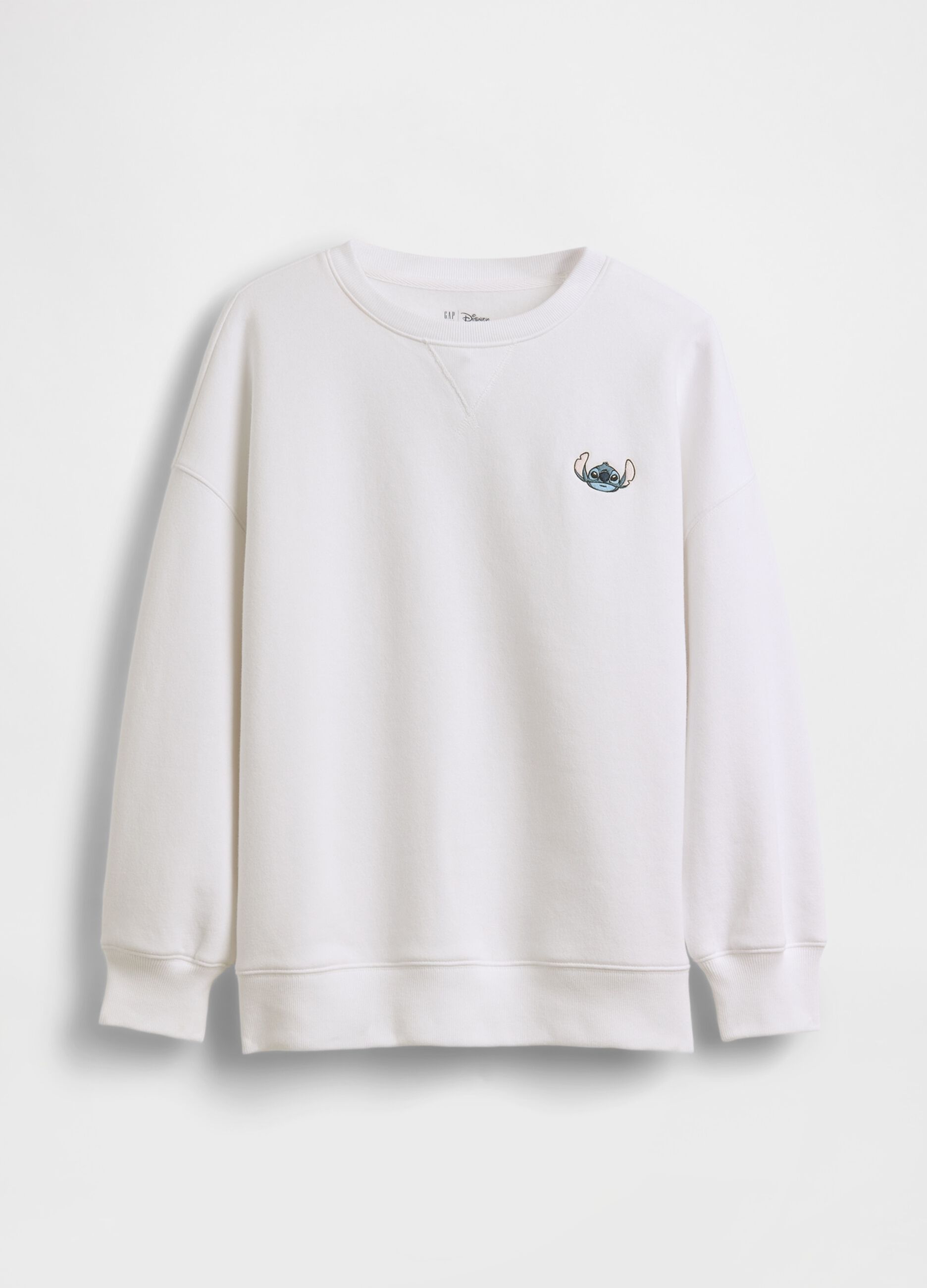 Cotton-blend crew-neck sweatshirt