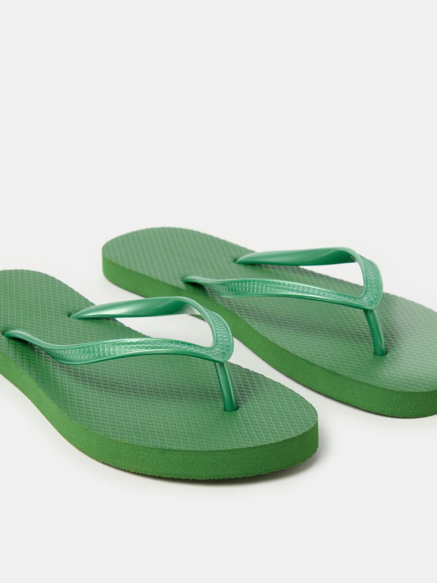 Solid colour thong sandals_1