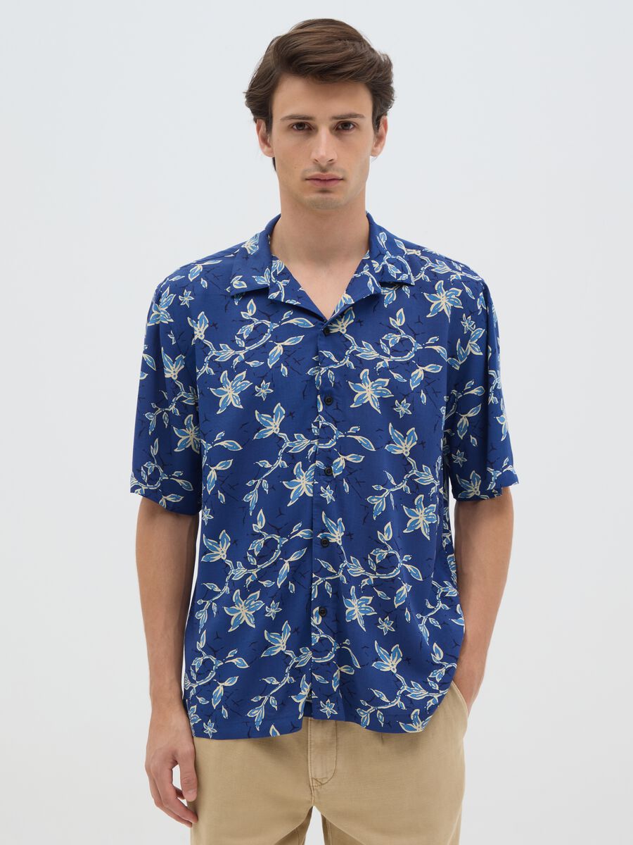 Men's Multicolour Over Fit Shirt_0
