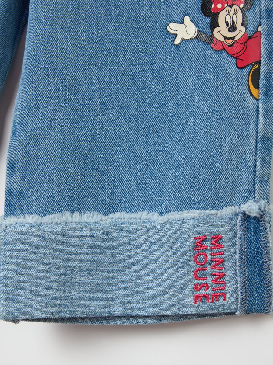 Wide-leg jeans with Minnie Mouse print_3