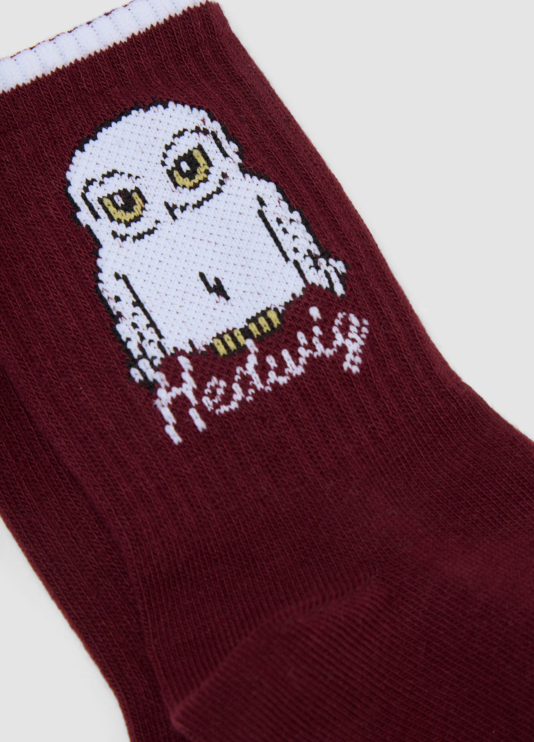 2-pack of Harry Potter-themed midi socks in stretchy organic cotton