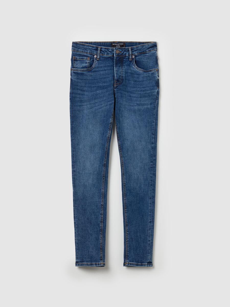 Jeans skinny fit cinque tasche_4