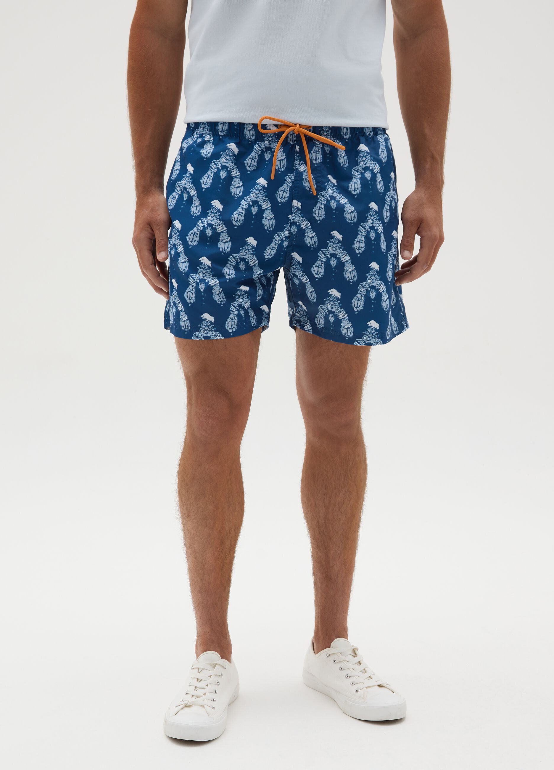 Men's Multicolour Everlast Swim Shorts