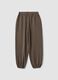 Pantaloni sportivi verdi in viscosa elasticizzato_6