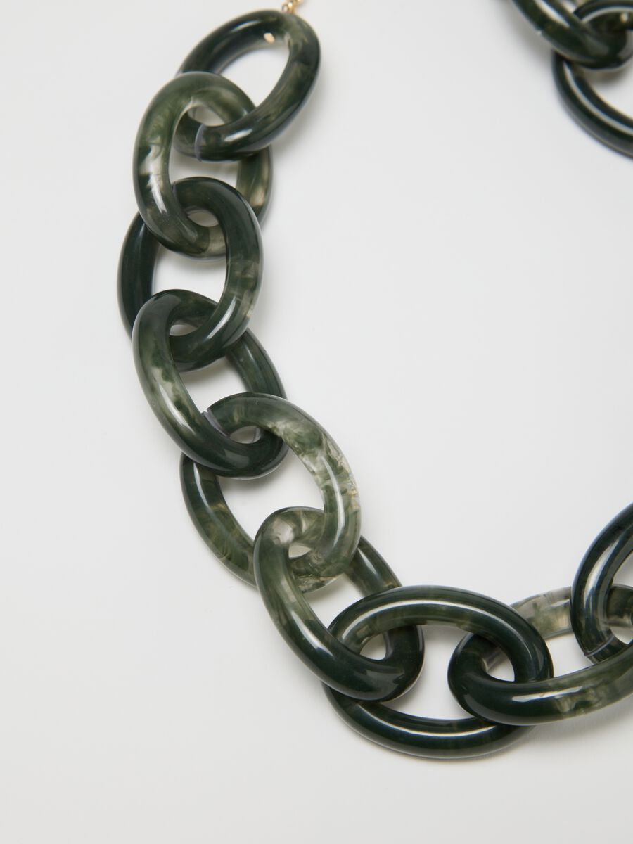 Green chain necklace_2