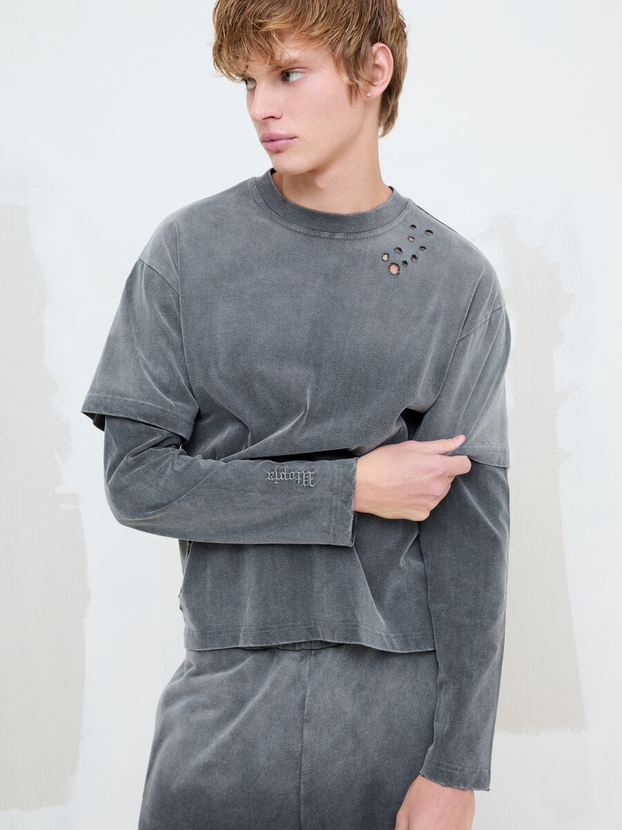 Double Longsleeve Sunfaded Grey_1
