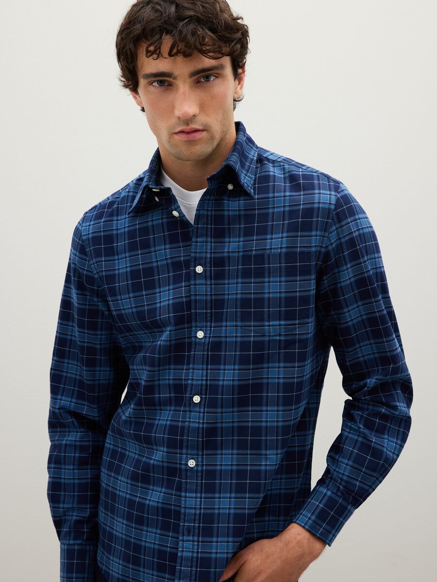 Multicolour pure cotton regular fit shirt_3
