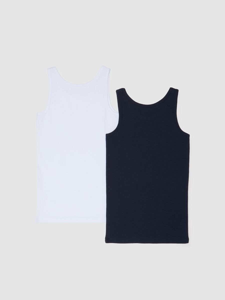 Children's cotton tank tops set, multicolour regular fit_1