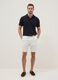 White regular-fit chino shorts_0