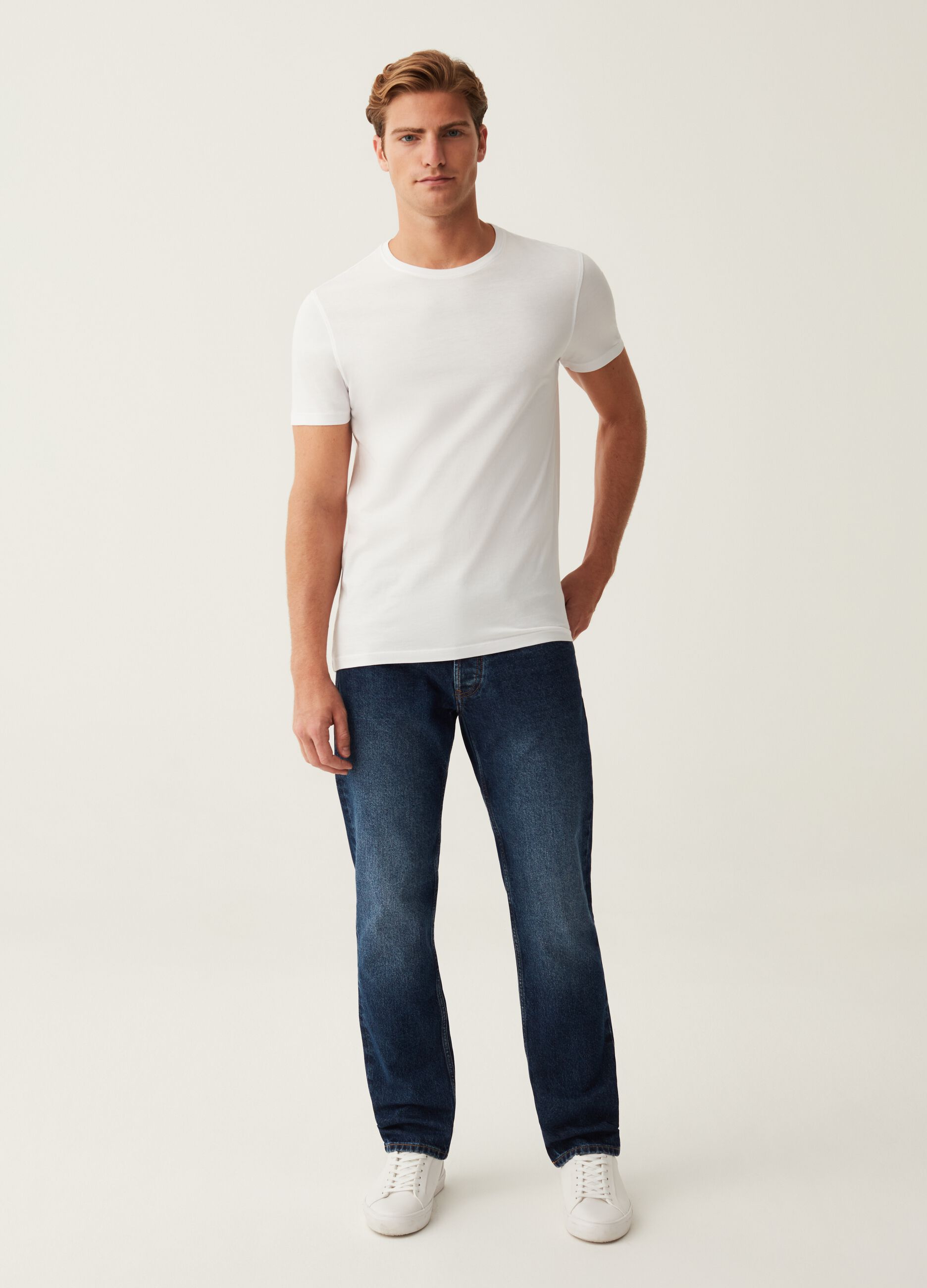 Jeans regular fit cinque tasche_1