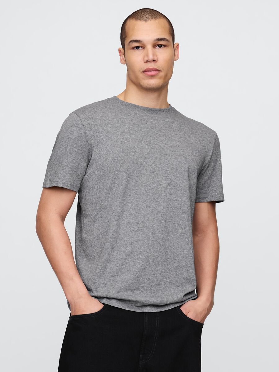 Pure cotton short-sleeve T-shirt_0