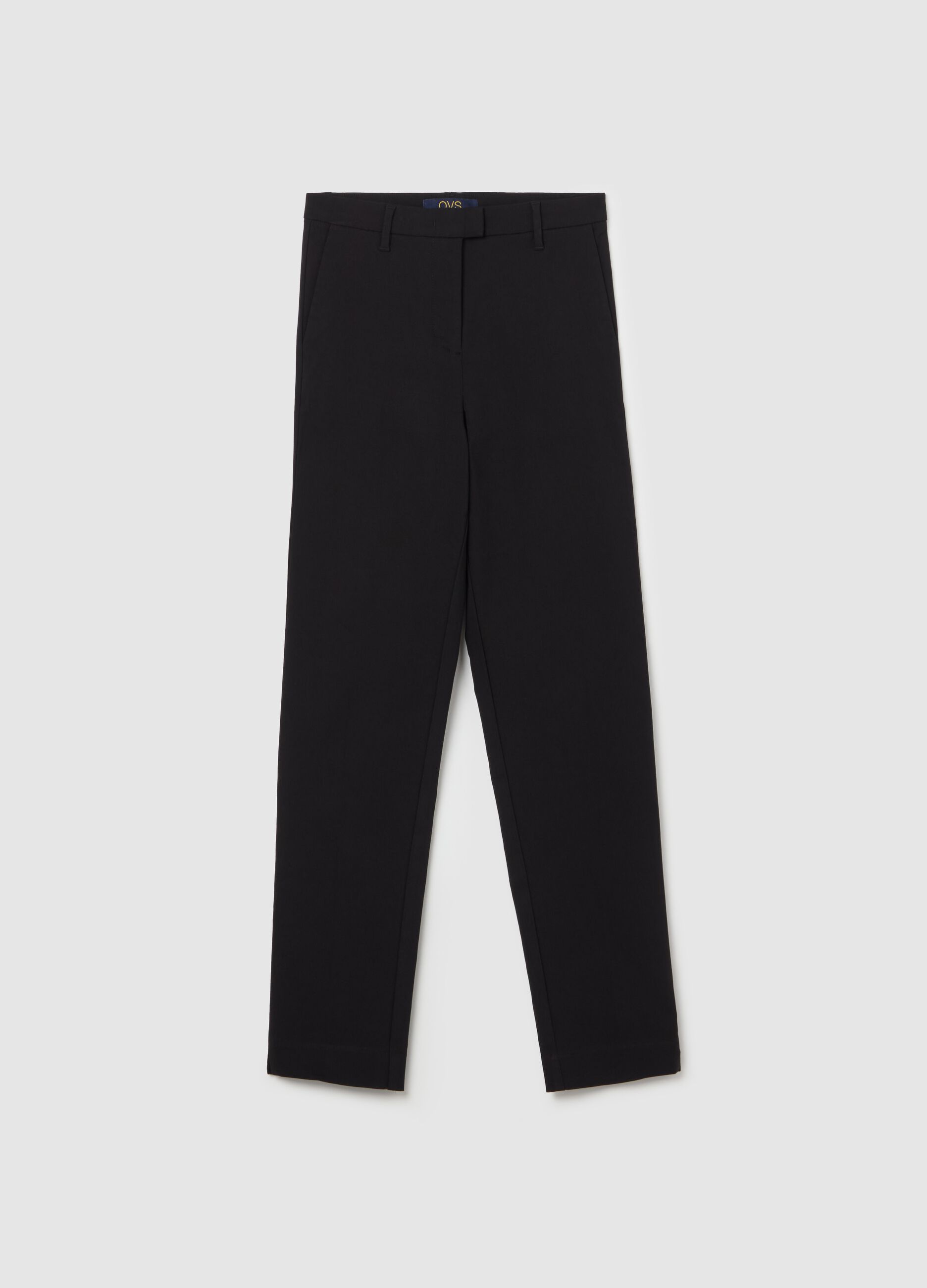 Slim-fit ankle-length chinos