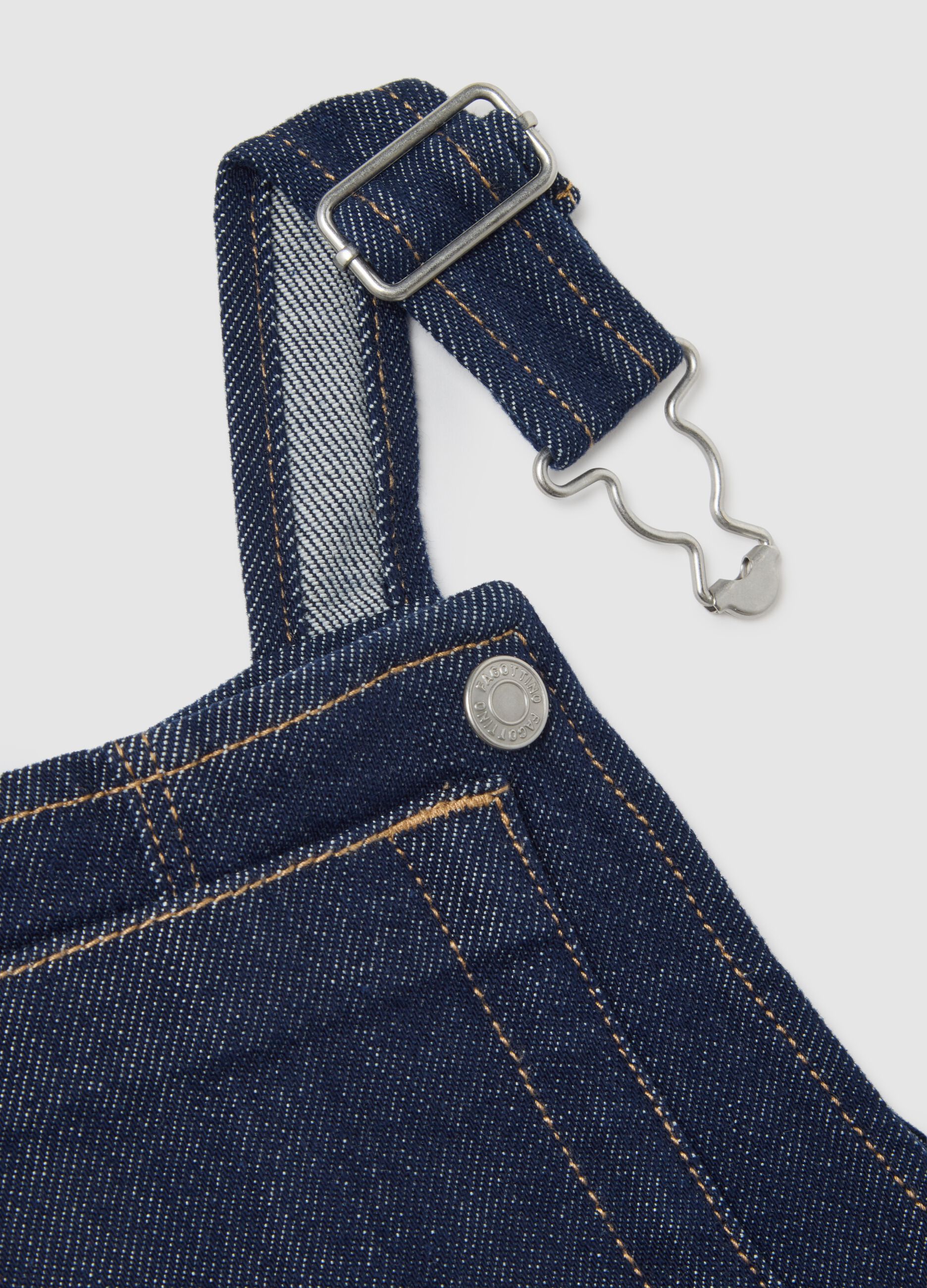 Children's Denim Cotton Blend Overalls