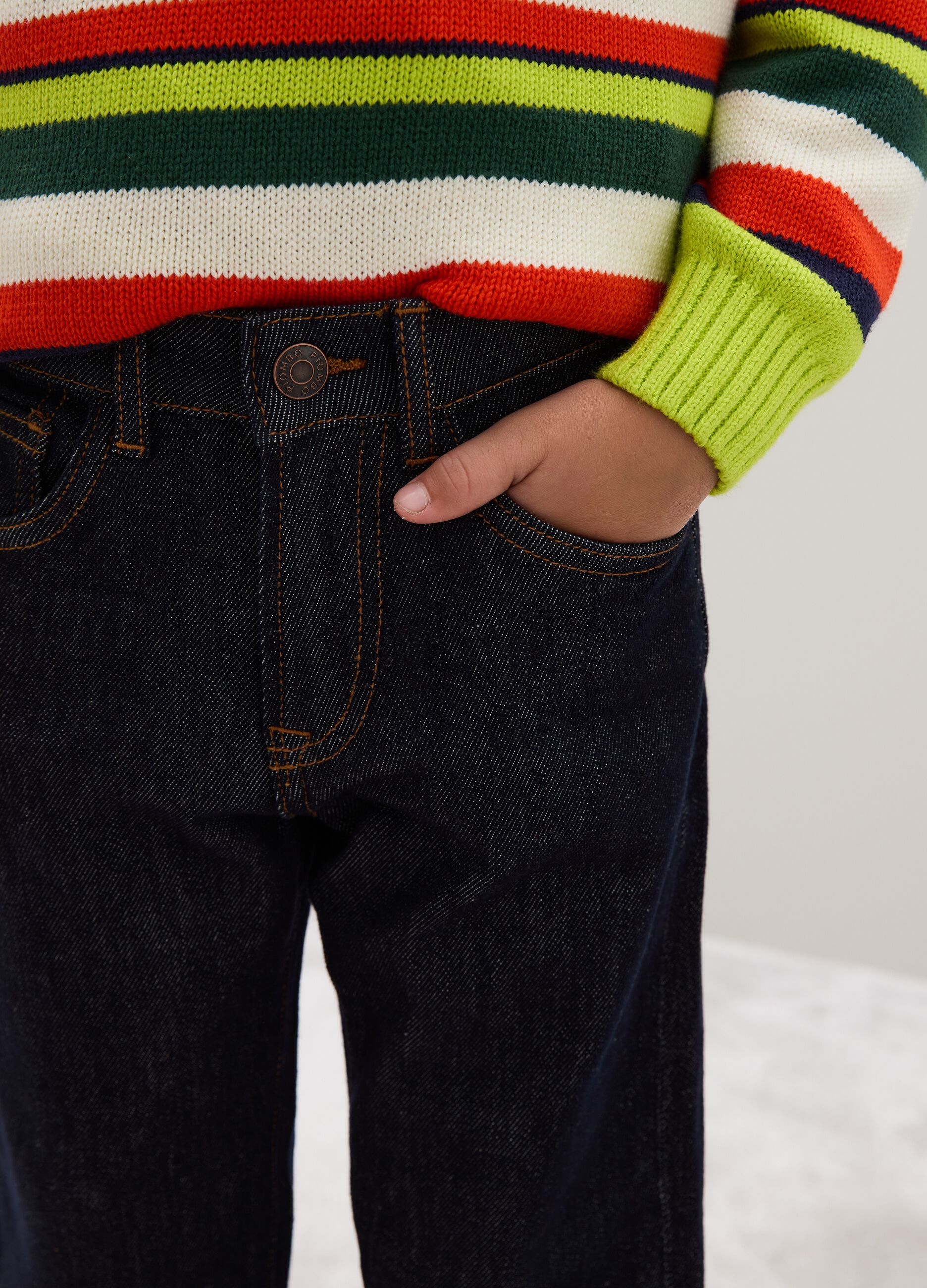 Regular Fit Denim Jeans for Children