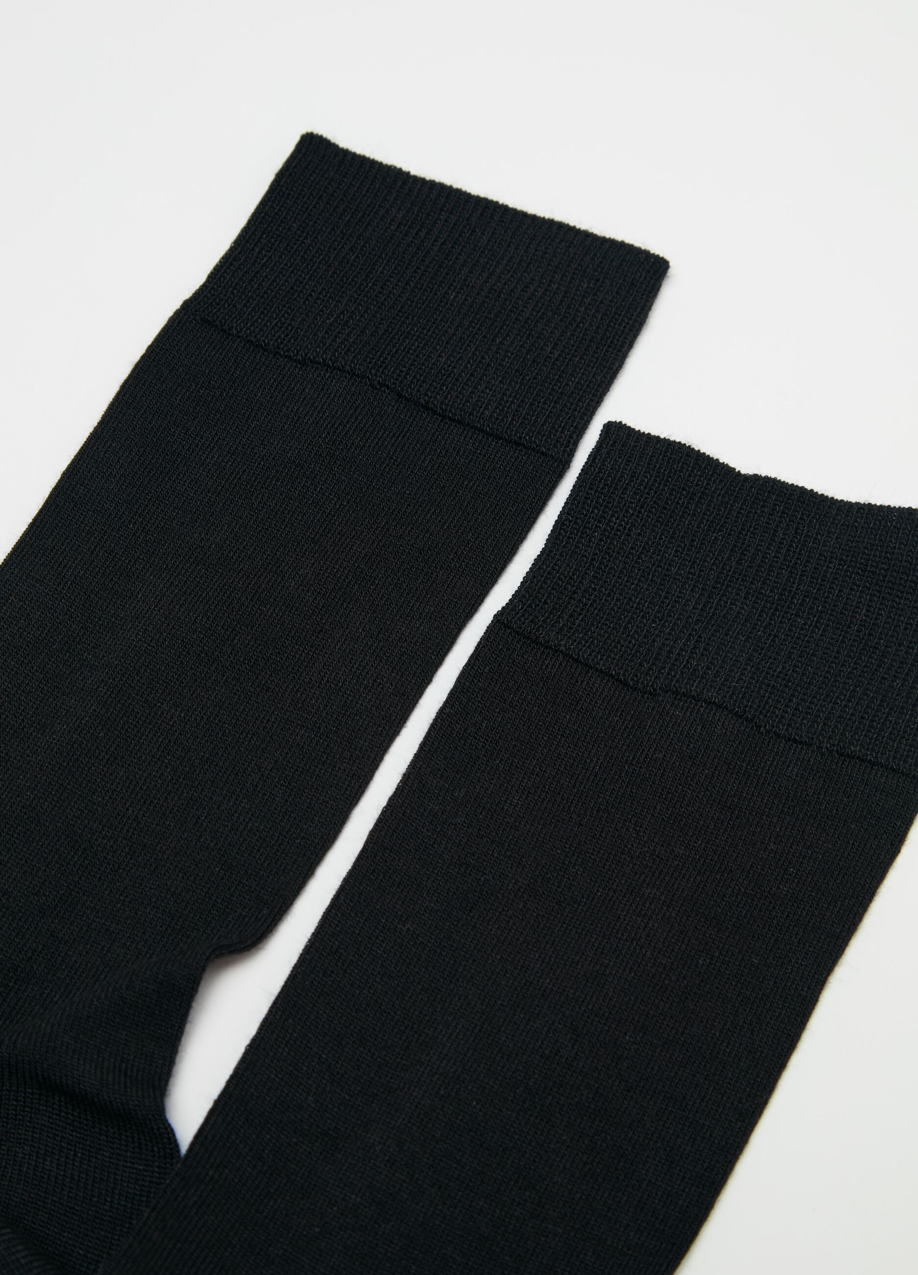 Two-pair pack midi socks in bamboo viscose