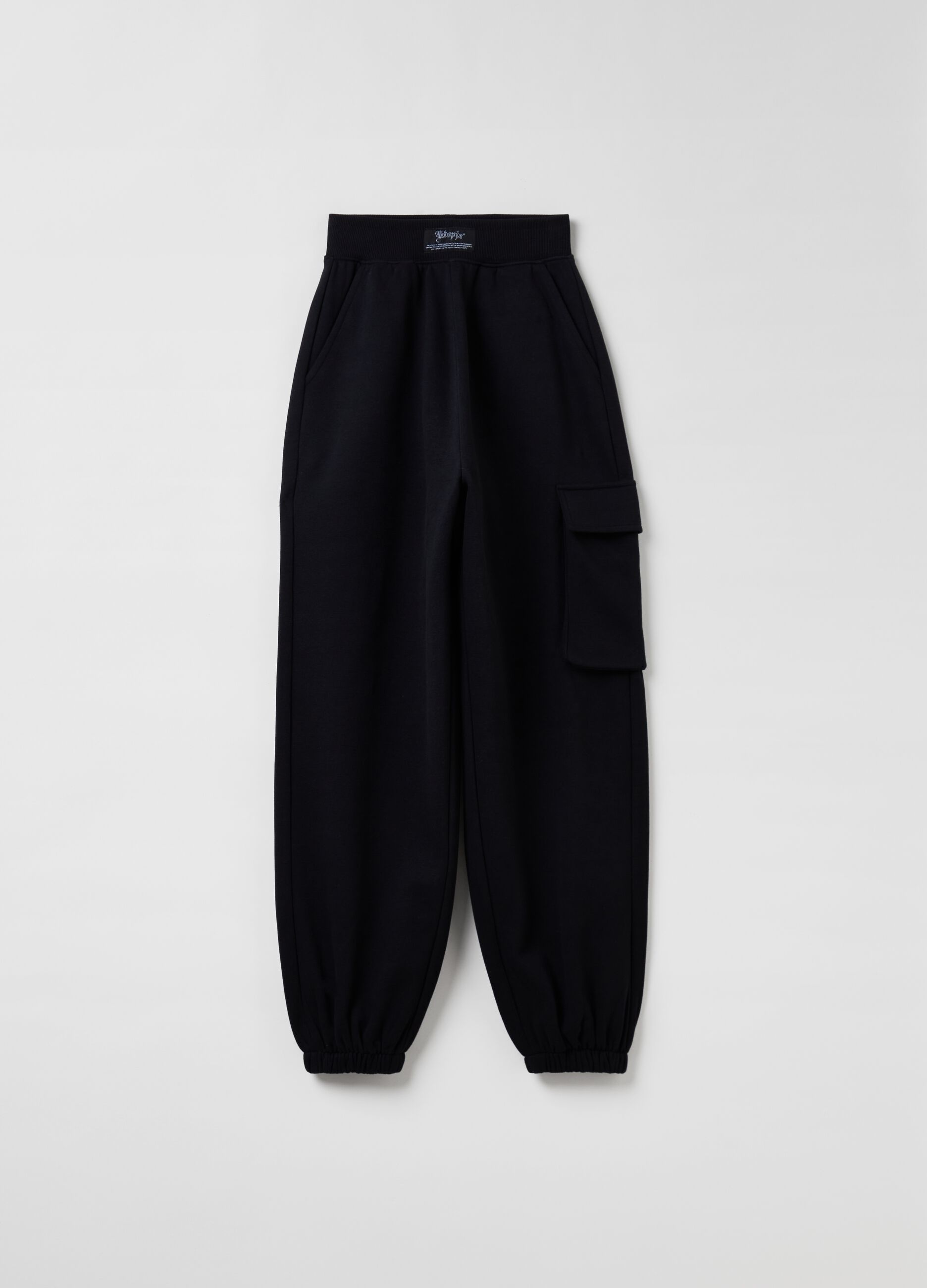 Jogger Cargo Sweatpants Black_7