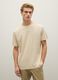 T-shirt in puro cotone beige regular fit_0