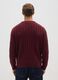 Red pullover with jacquard knit_2
