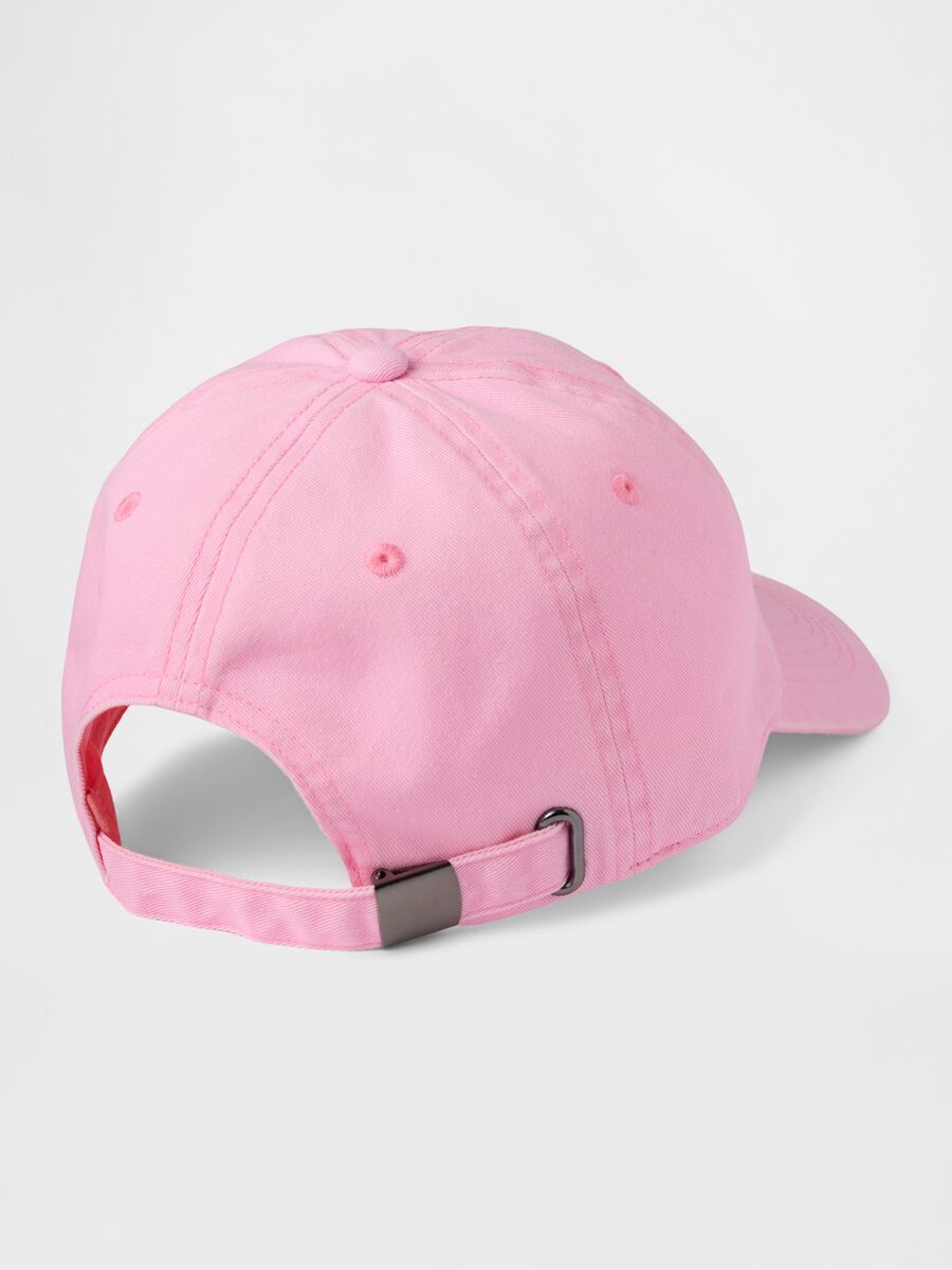 Pink cotton baseball cap_1