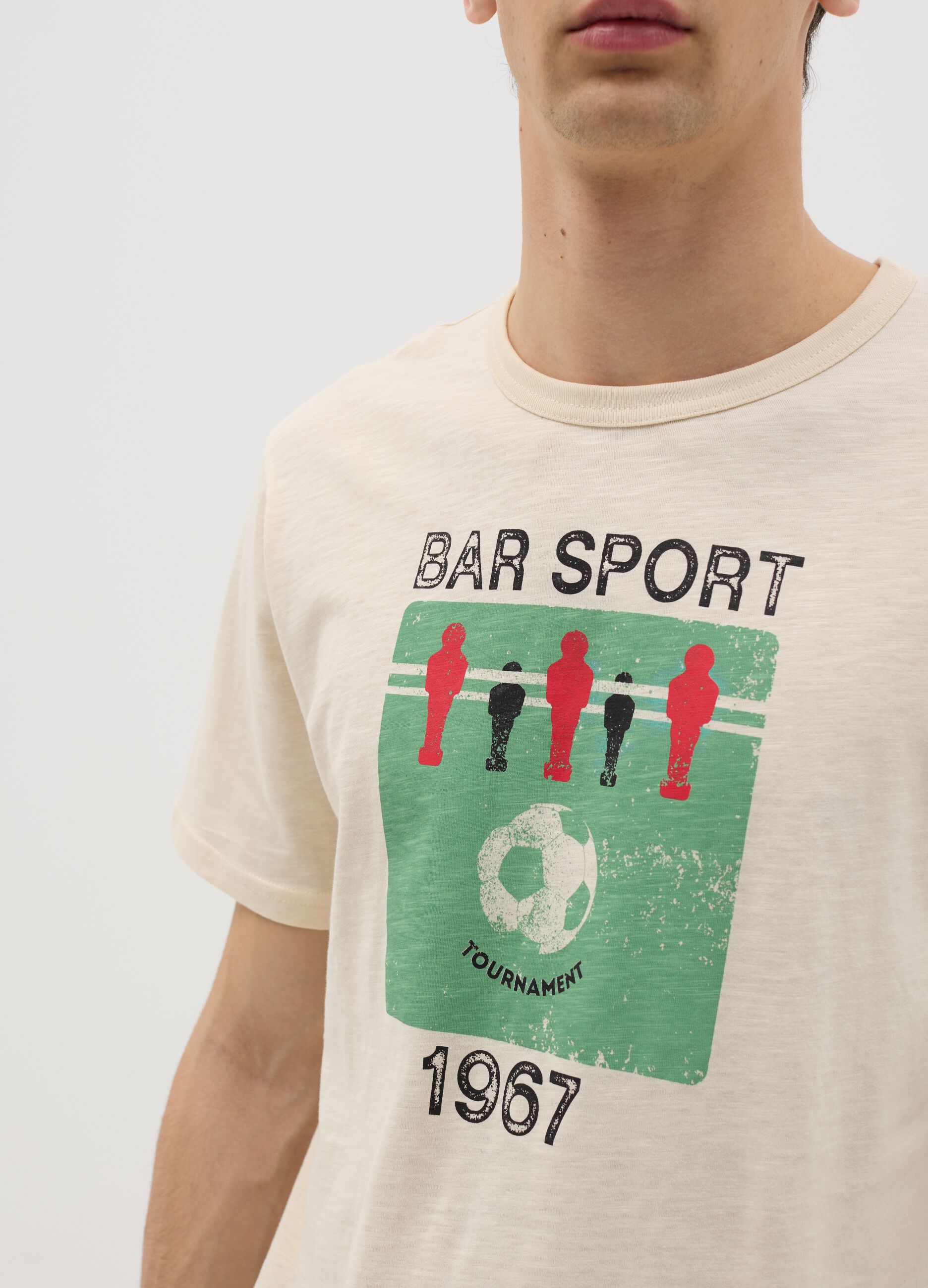 "Bar Sport 1967" table football T-shirt in cotton