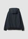 Grey hooded stretch-fabric jacket for boys_5