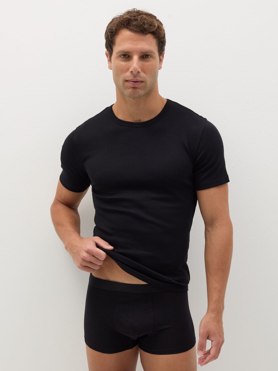 Three-pack boxer shorts in stretch organic cotton_0