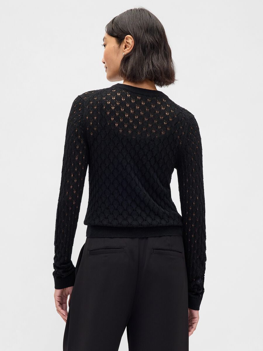 Maglione nero traforato_1