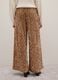 Beige Palazzo Trousers with Sequins_2