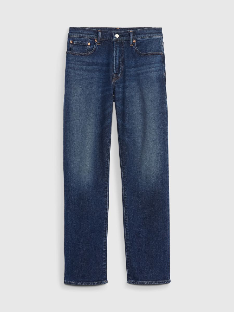 Straight-fit jeans in stretch cotton and Lyocell_3