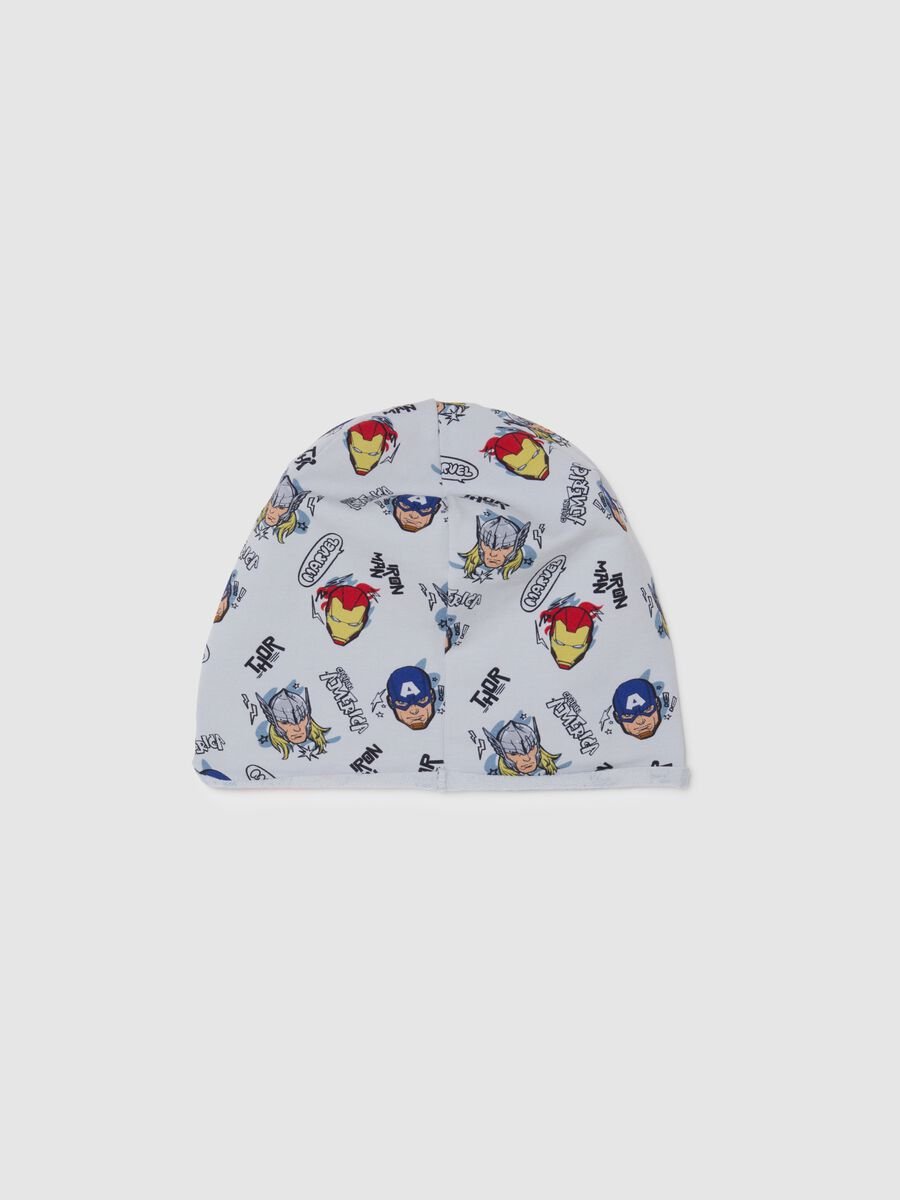 Multicoloured Stretch Cotton Kid's Beanie with Prints_1