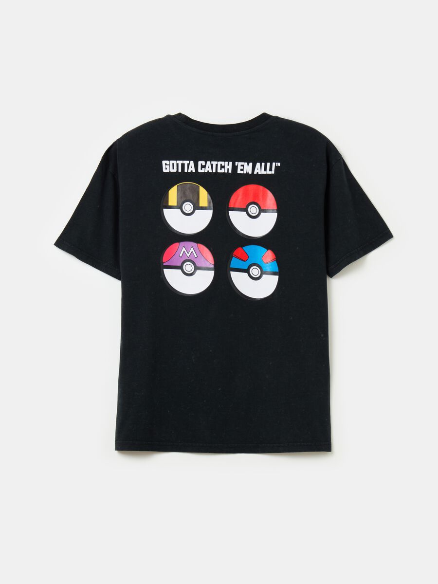 Pokémon print cotton T-shirt_1
