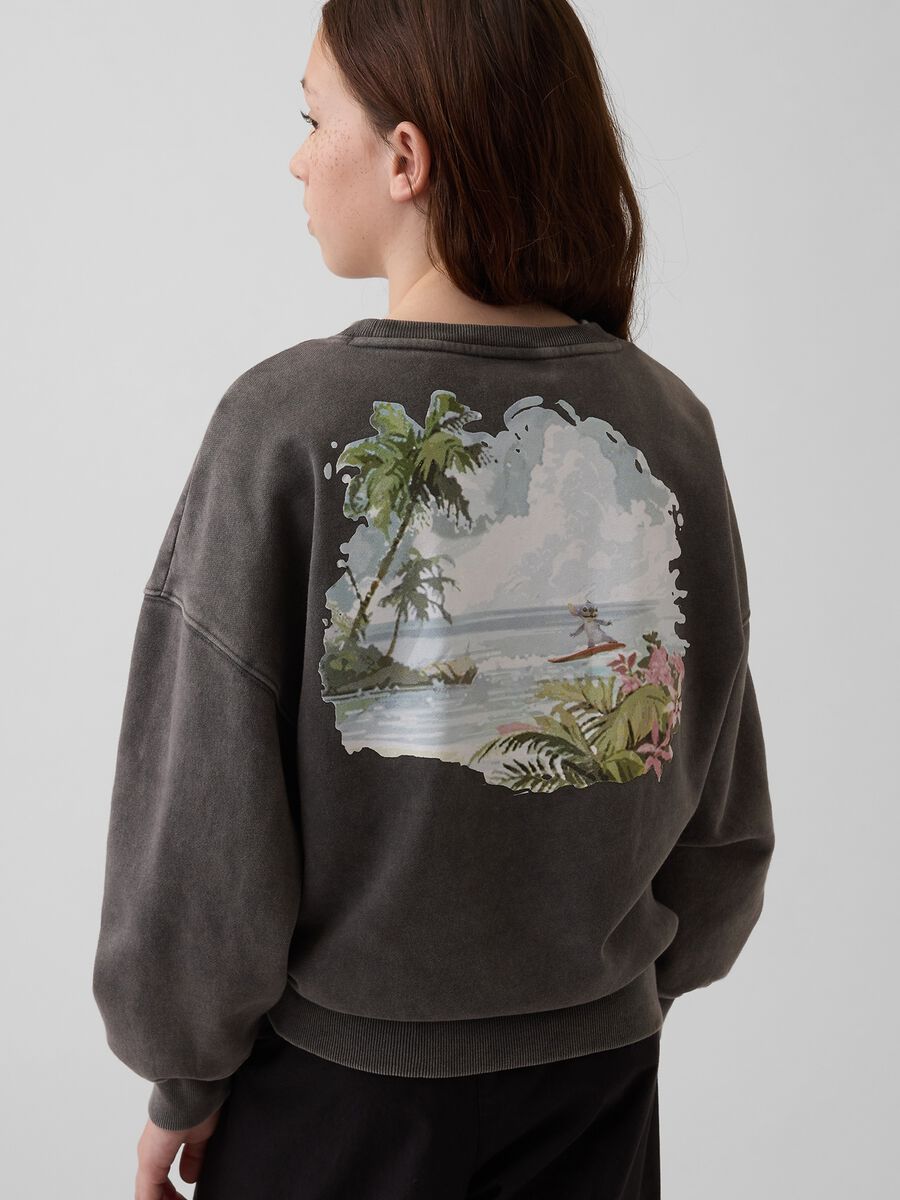 Cotton-blend crewneck sweatshirt_1