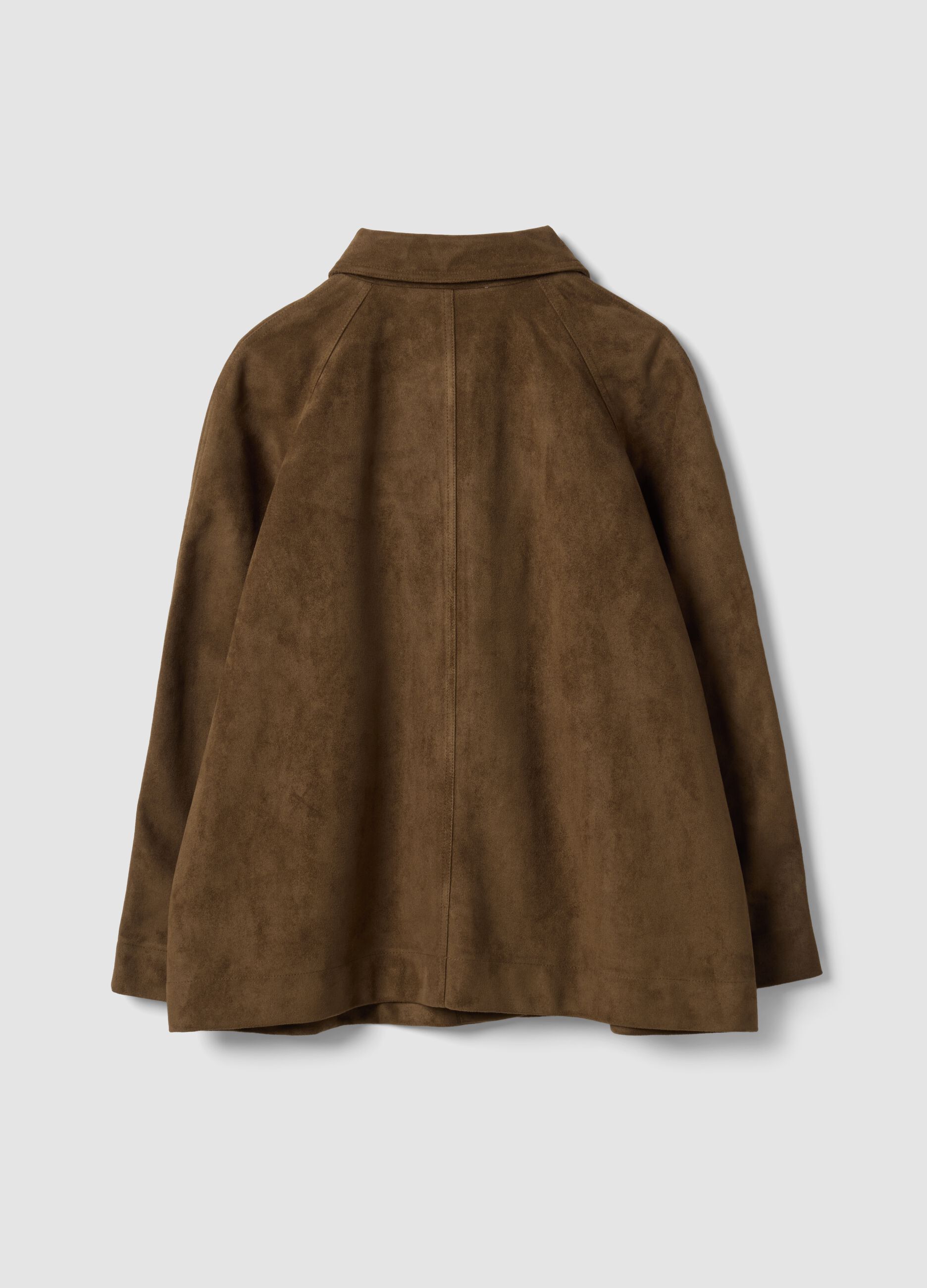 Giacca marrone regular fit con bottoni