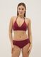 Top bikini elasticizzato rosso con imbottitura removibile_1