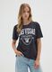Black pure cotton regular fit Las Vegas Raiders T-shirt_1