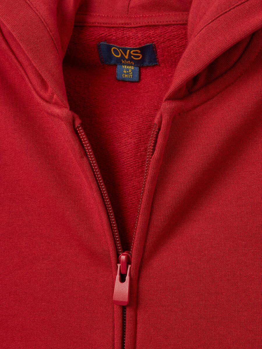 Organic cotton full-zip sweatshirt with hood_3