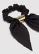 Women's multicolour hair tie with knot_2